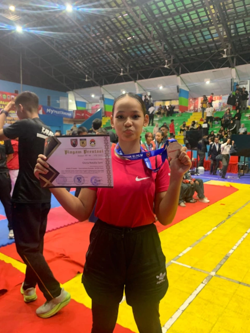Juara 2 Tournament Kumite Cadet -54kg Putri Kejuaraan Karate Terbuka Piala Pangdam VI Mulawarman 2025