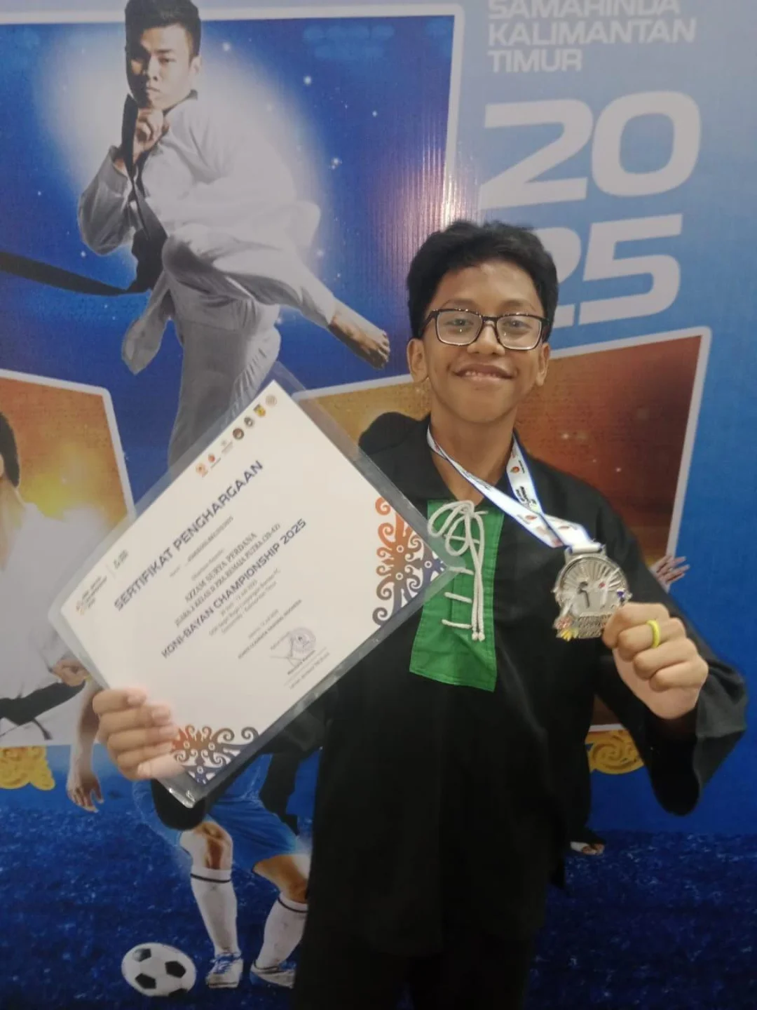 juara 2 kategori praremaja putra kelas D